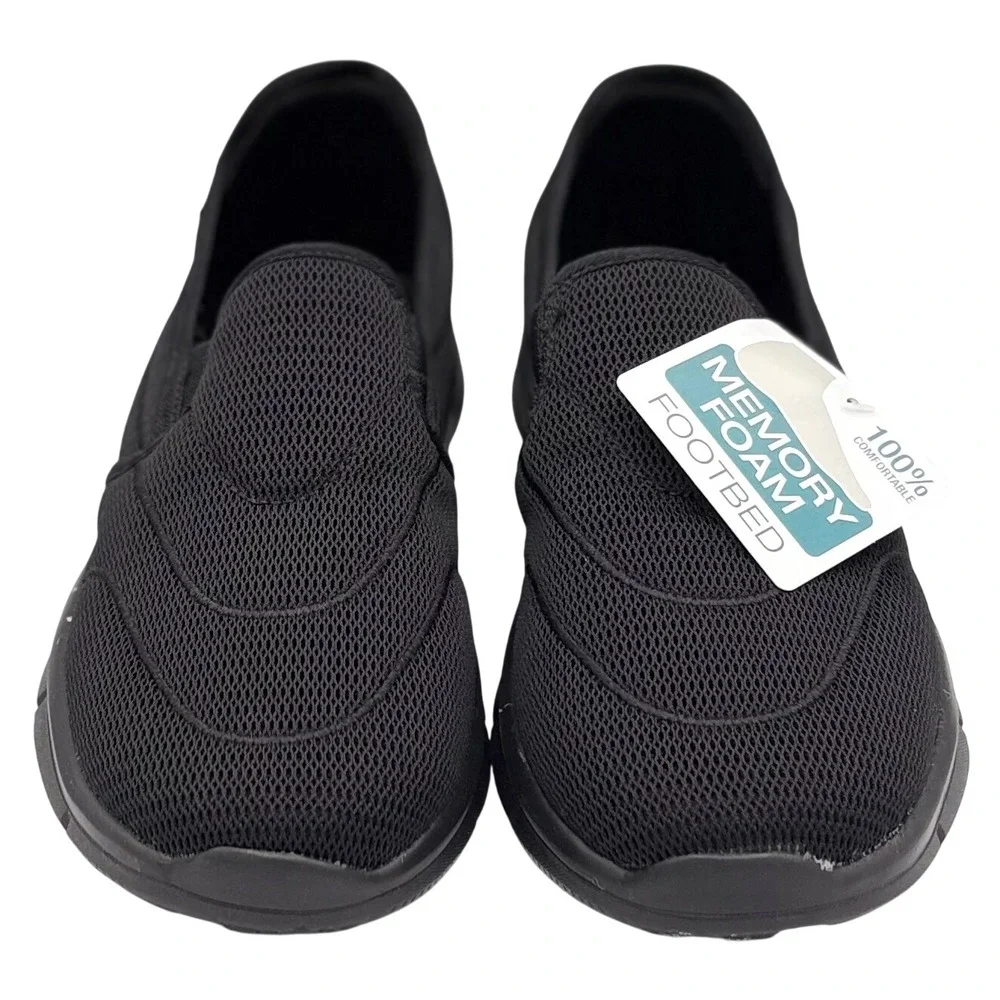 Everlast Black Mesh Slip On Memory Foam Footbed Athletic Shoes Men's‎ Size 11